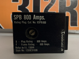 W.H- 8SPB400 (400A PLUG FOR POW-R RELAY FOR 800A SPB BREAKER) Product Image